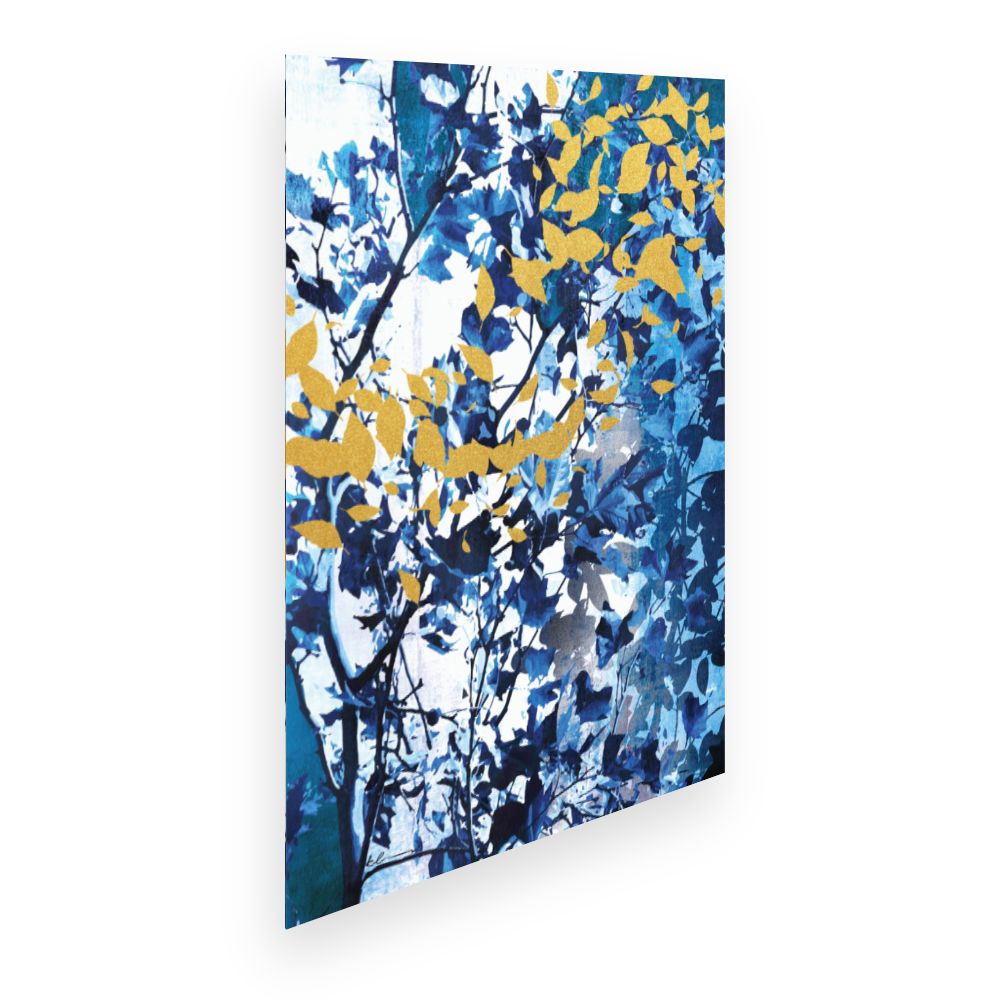 Affiche Feuillage doré vibrant