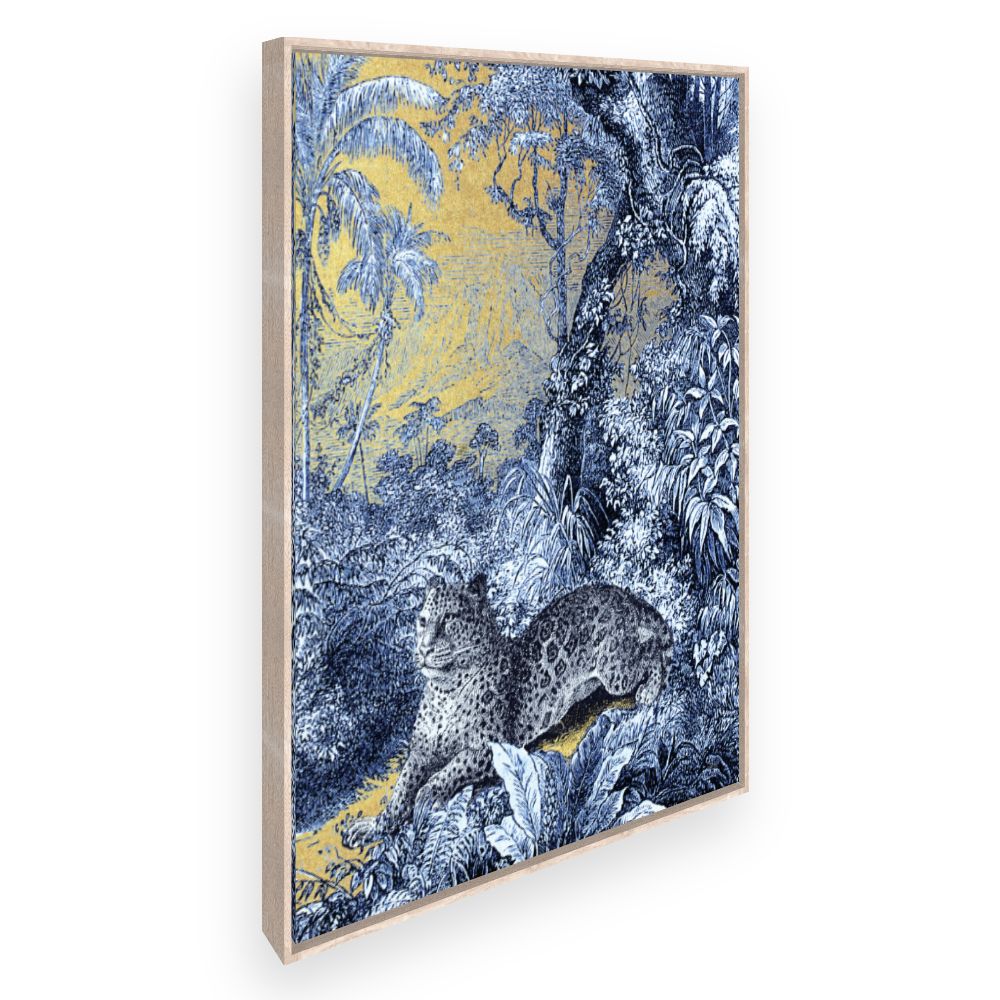 Toile Jungle exotique luxuriante