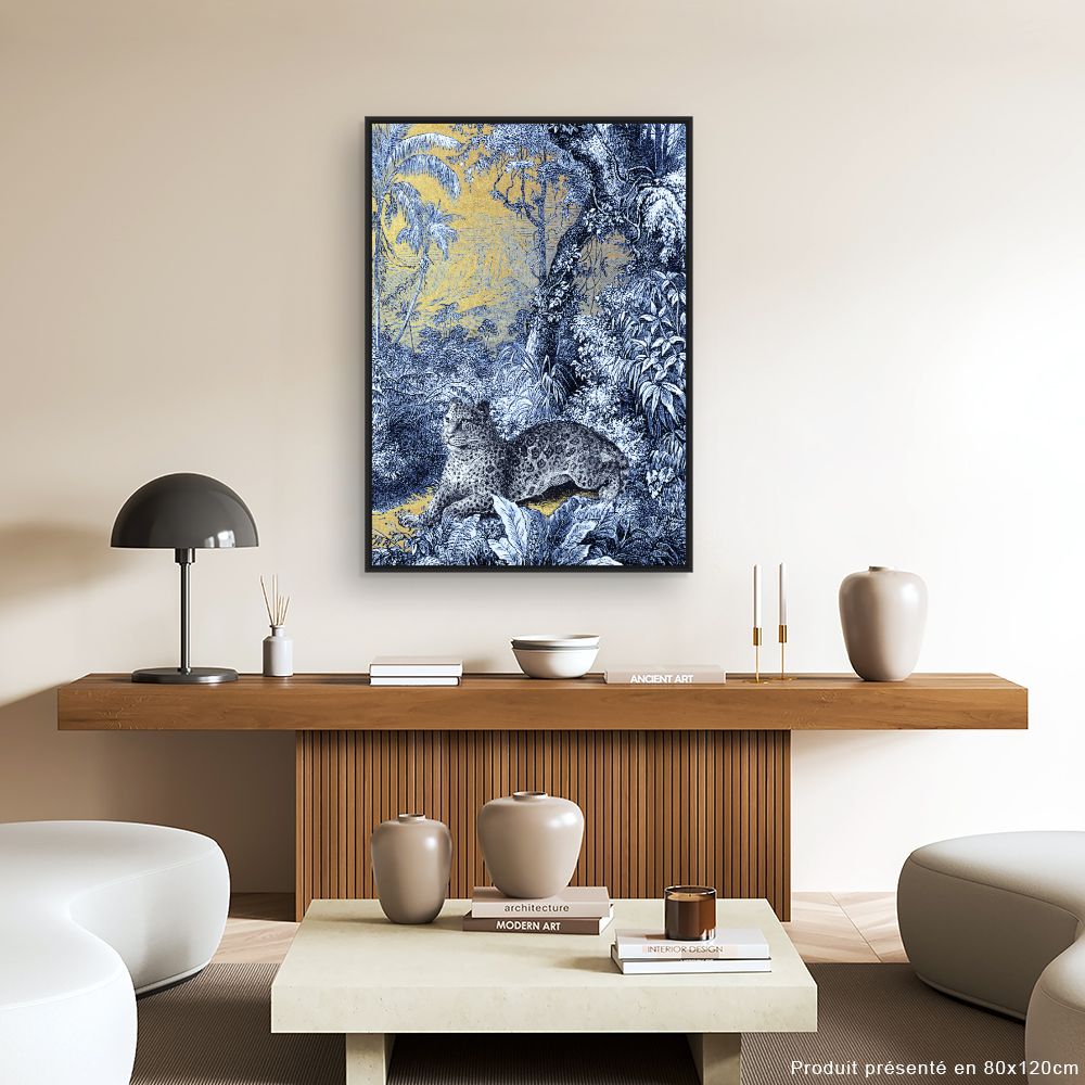Tableau Jungle exotique luxuriante