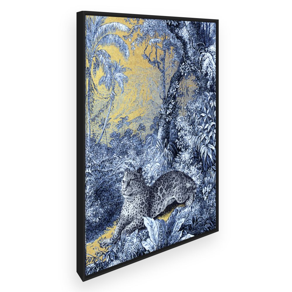 Toile Jungle exotique luxuriante