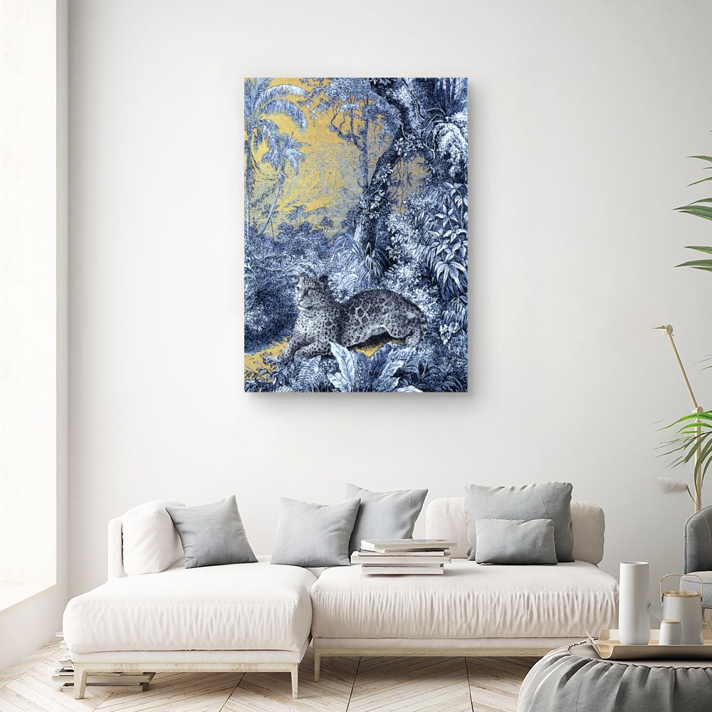Tableau Jungle exotique luxuriante