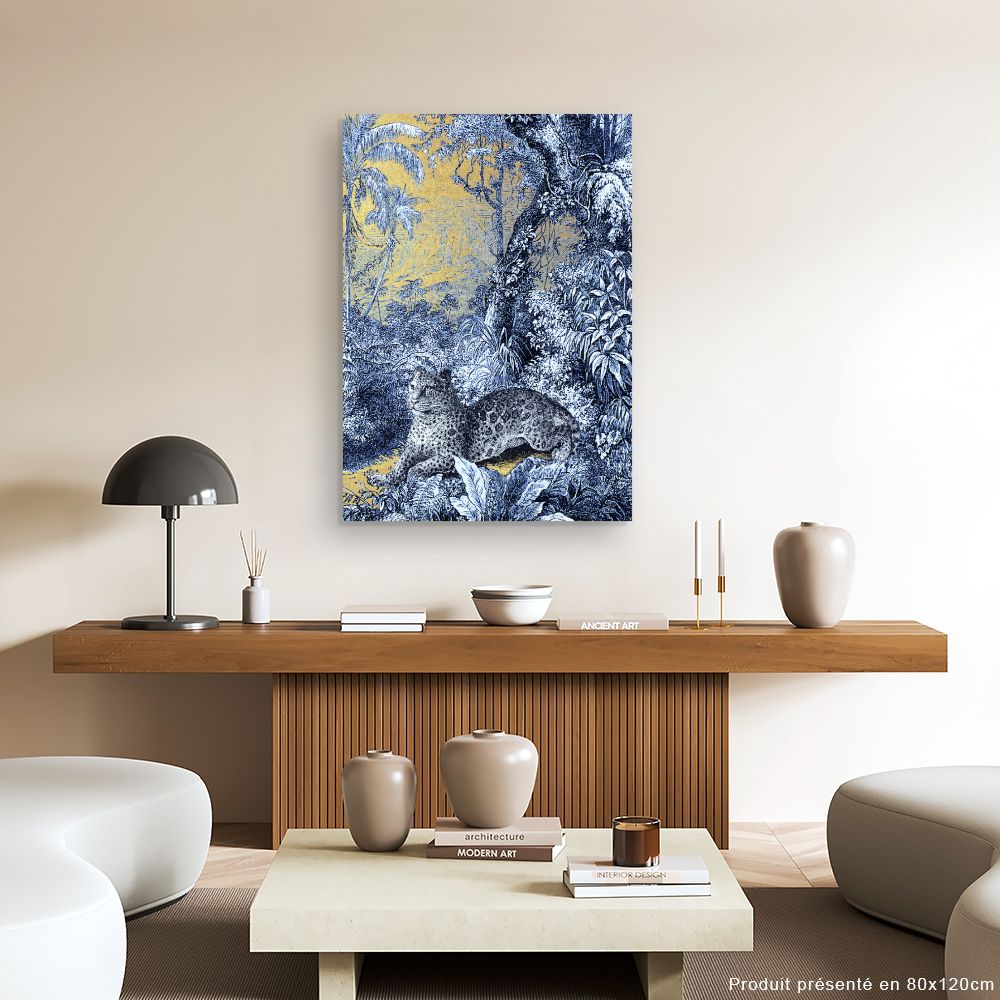 Tableau Jungle exotique luxuriante