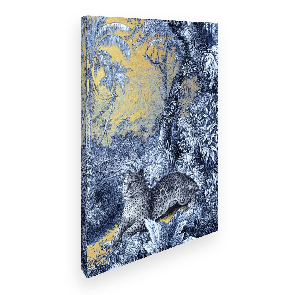 Toile Jungle exotique luxuriante