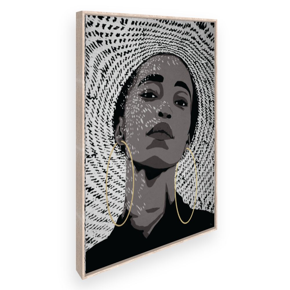 Toile Portrait captivant