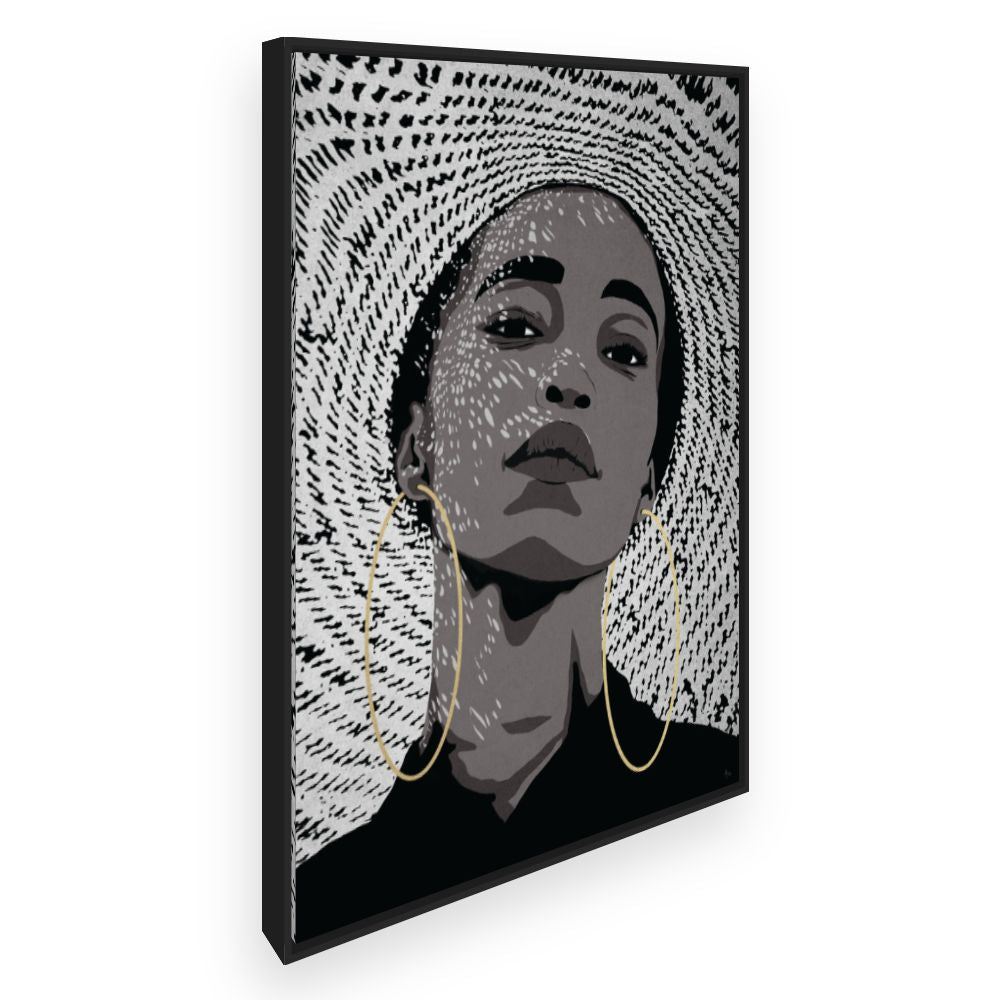 Toile Portrait captivant