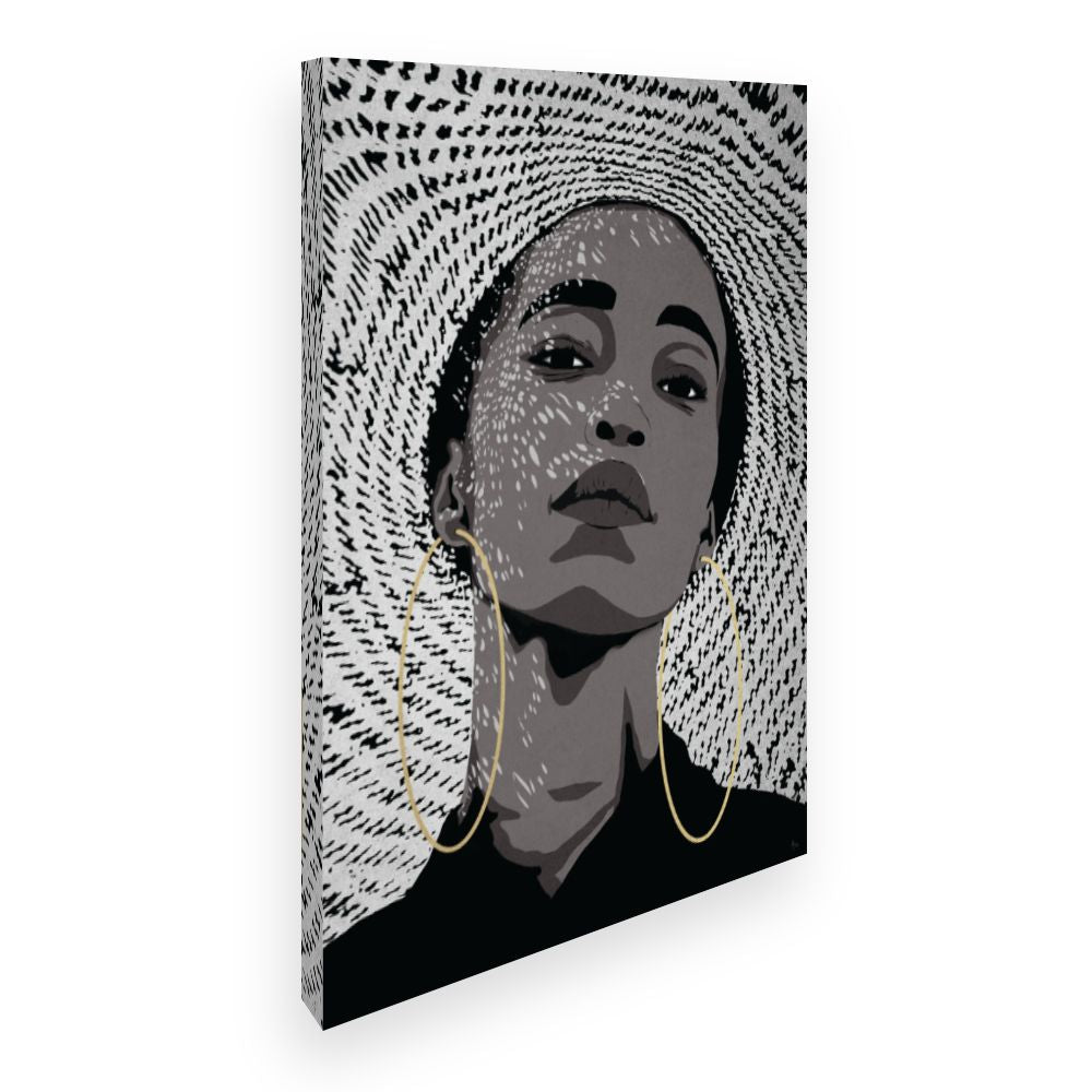 Toile Portrait captivant