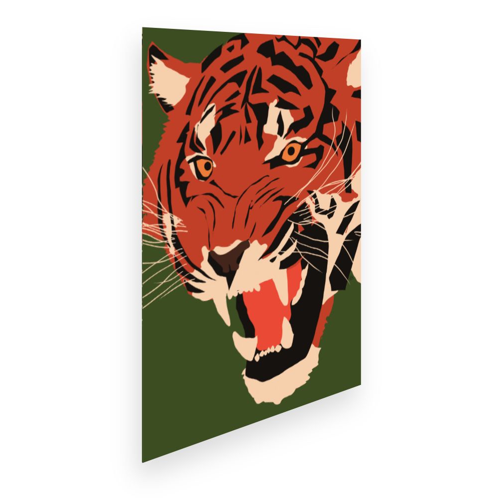 Affiche Tigre féroce