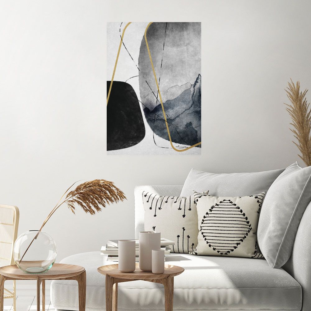 Affiche Formes abstraites élégantes