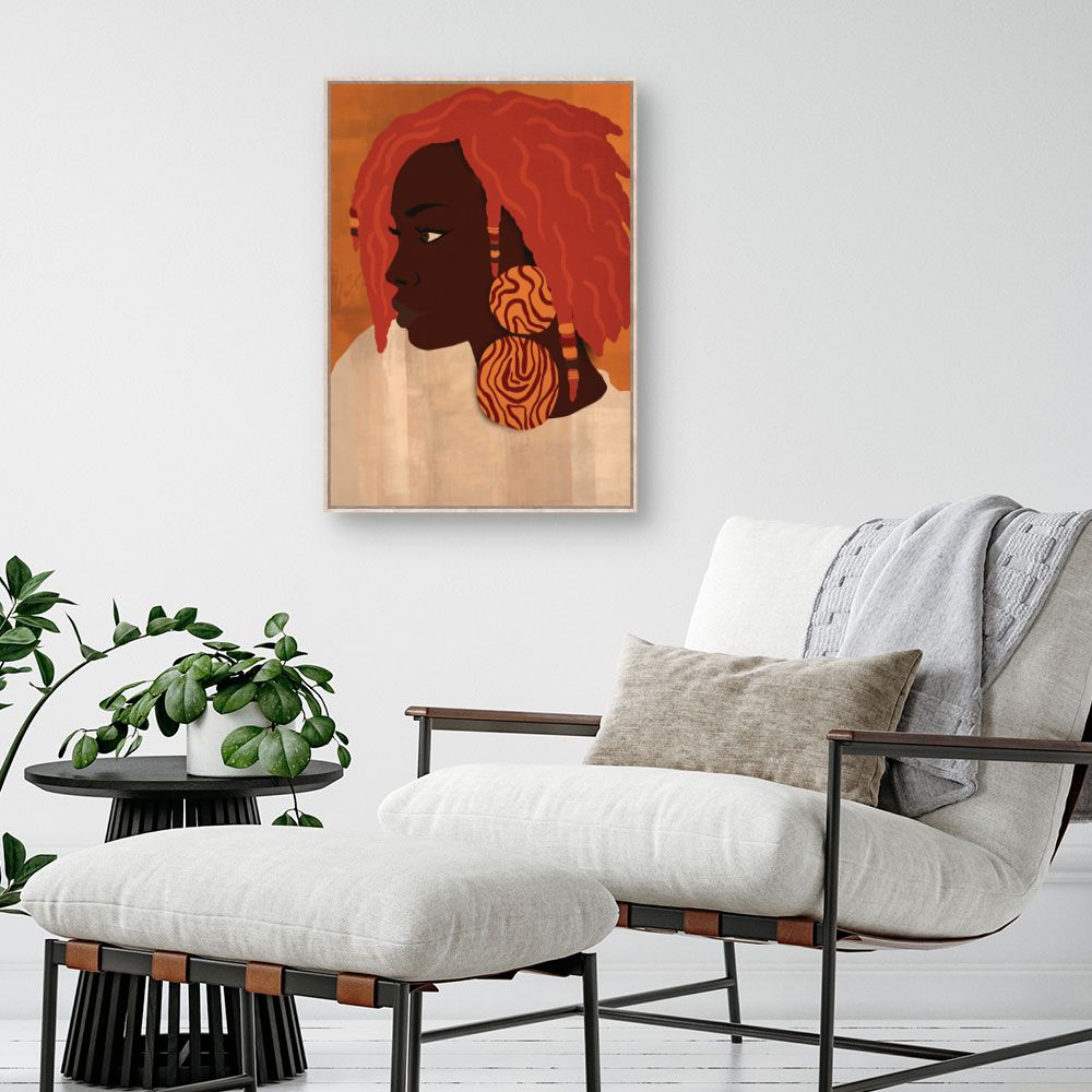 Tableau Portrait vibrant