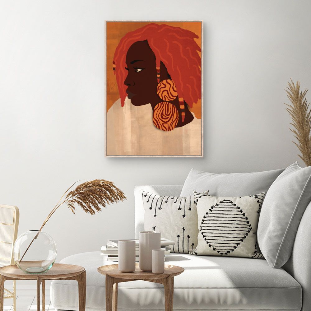 Tableau Portrait vibrant