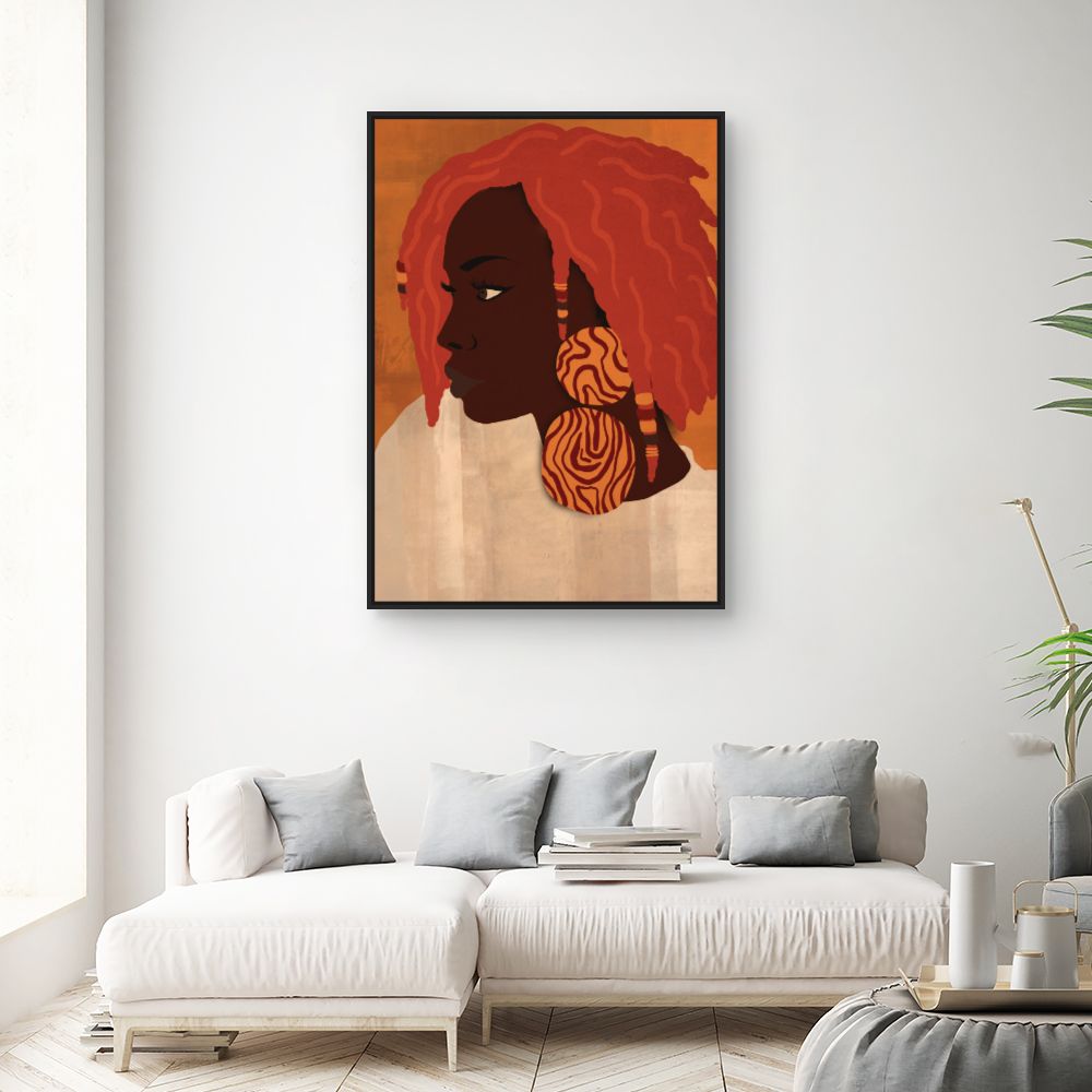 Tableau Portrait vibrant
