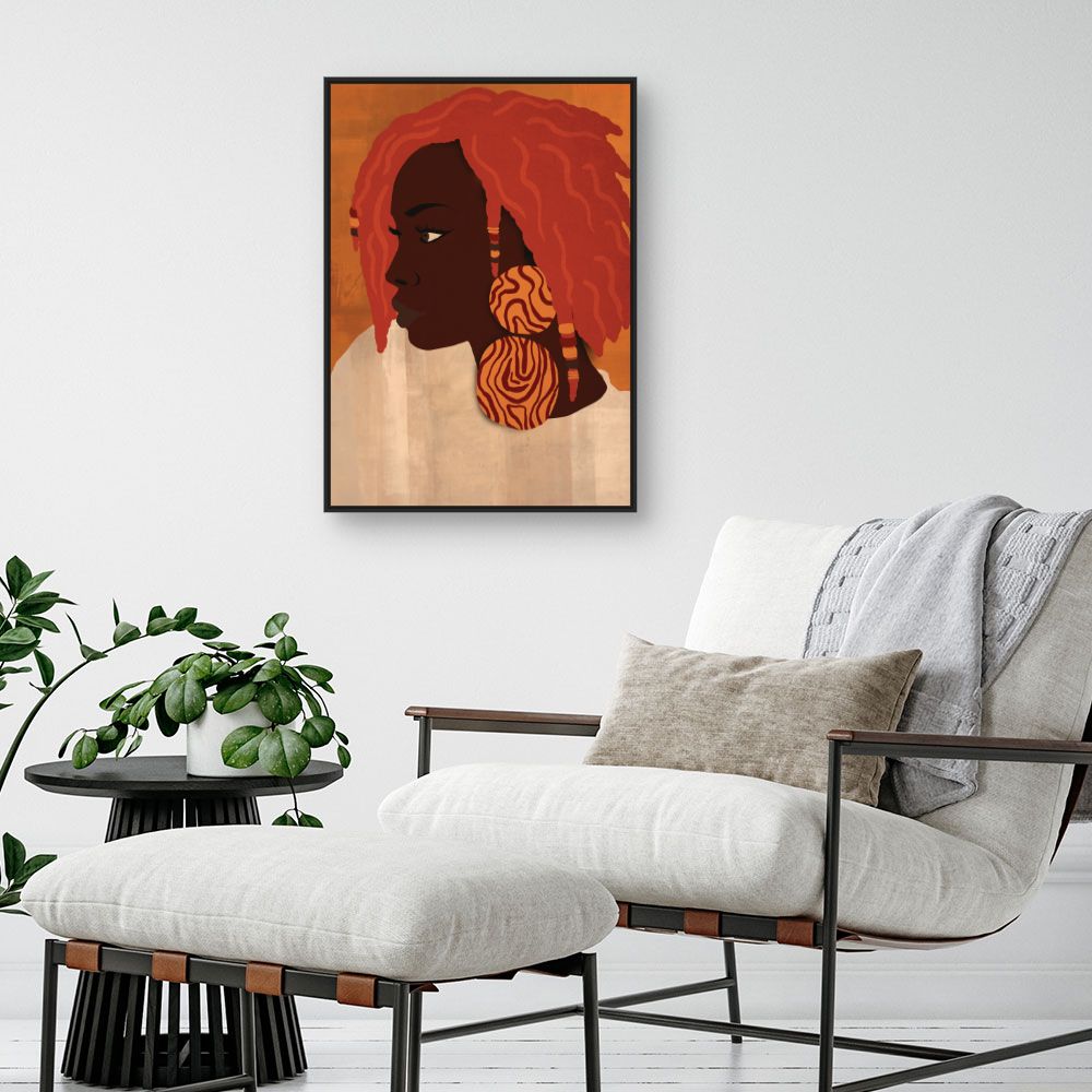 Tableau Portrait vibrant