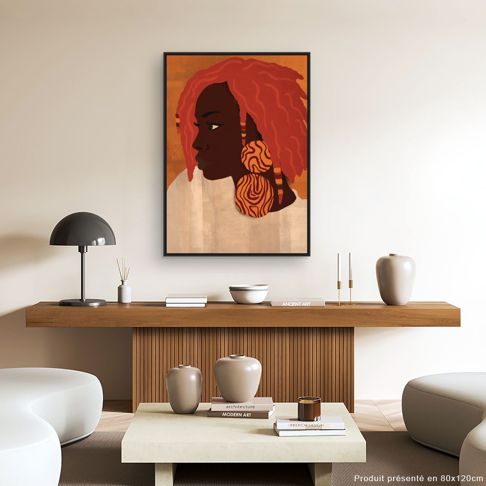 Tableau Portrait vibrant