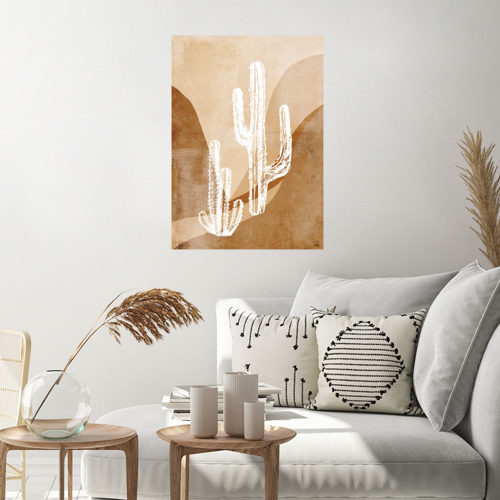 Affiche Cactus minimalistes