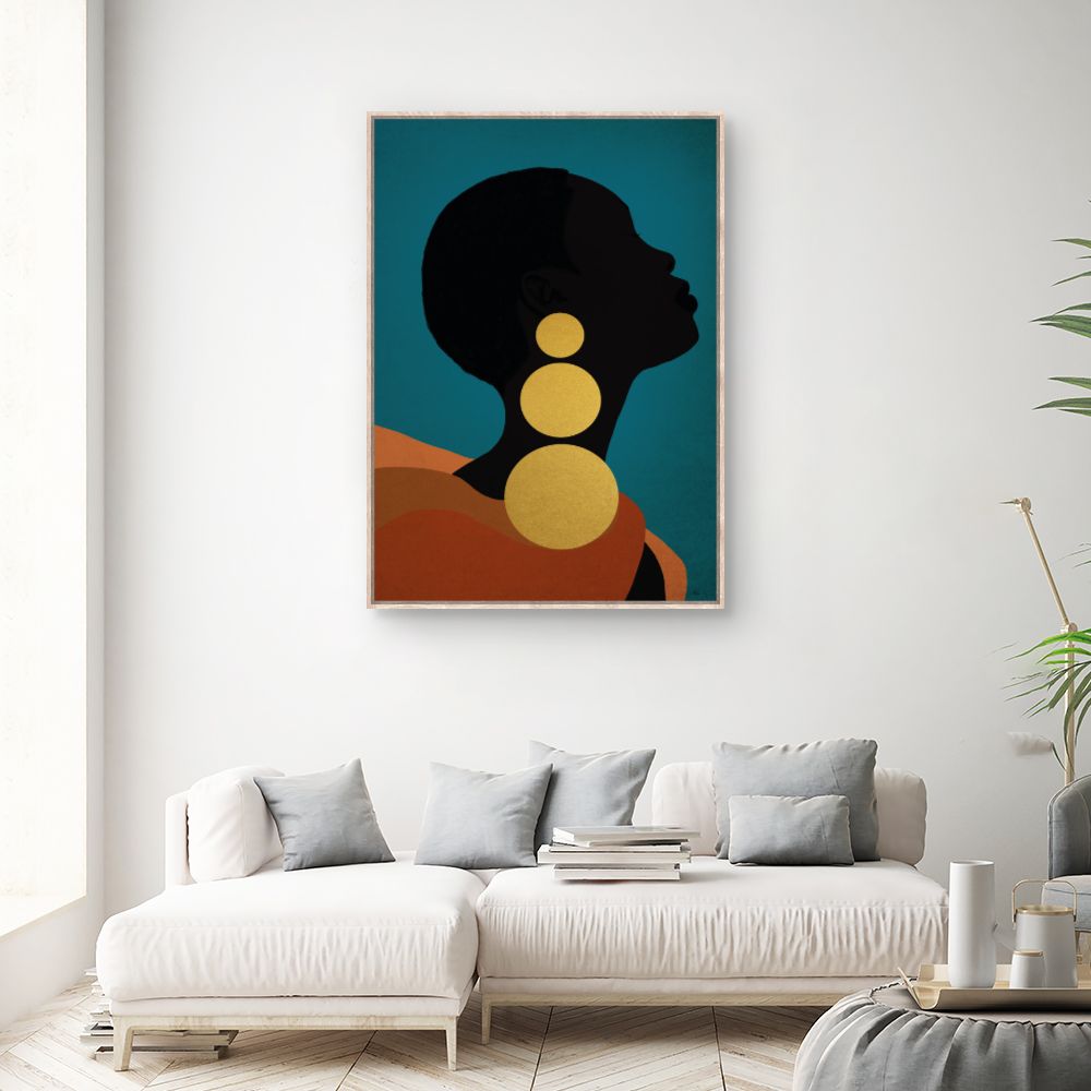 Tableau Silhouette élégante