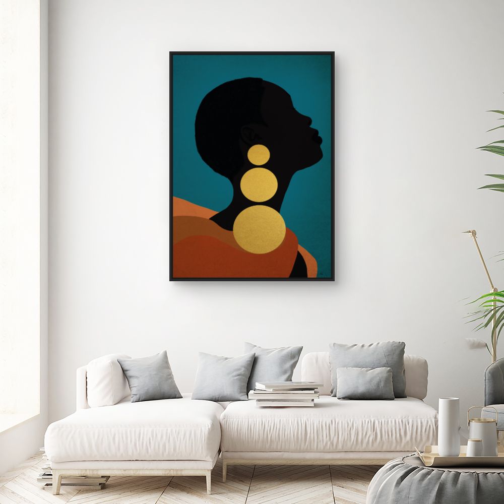 Tableau Silhouette élégante