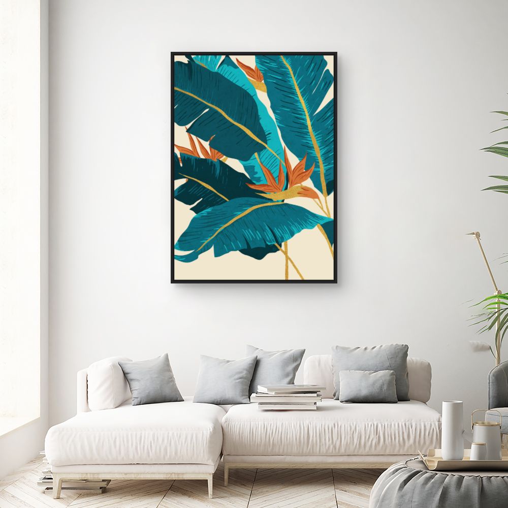 Tableau Feuillage tropical exotique