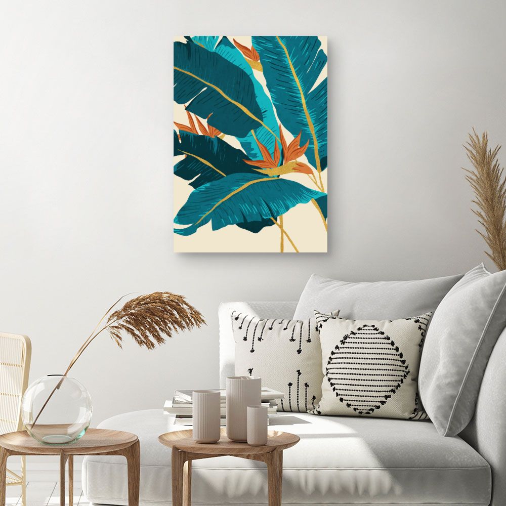 Tableau Feuillage tropical exotique