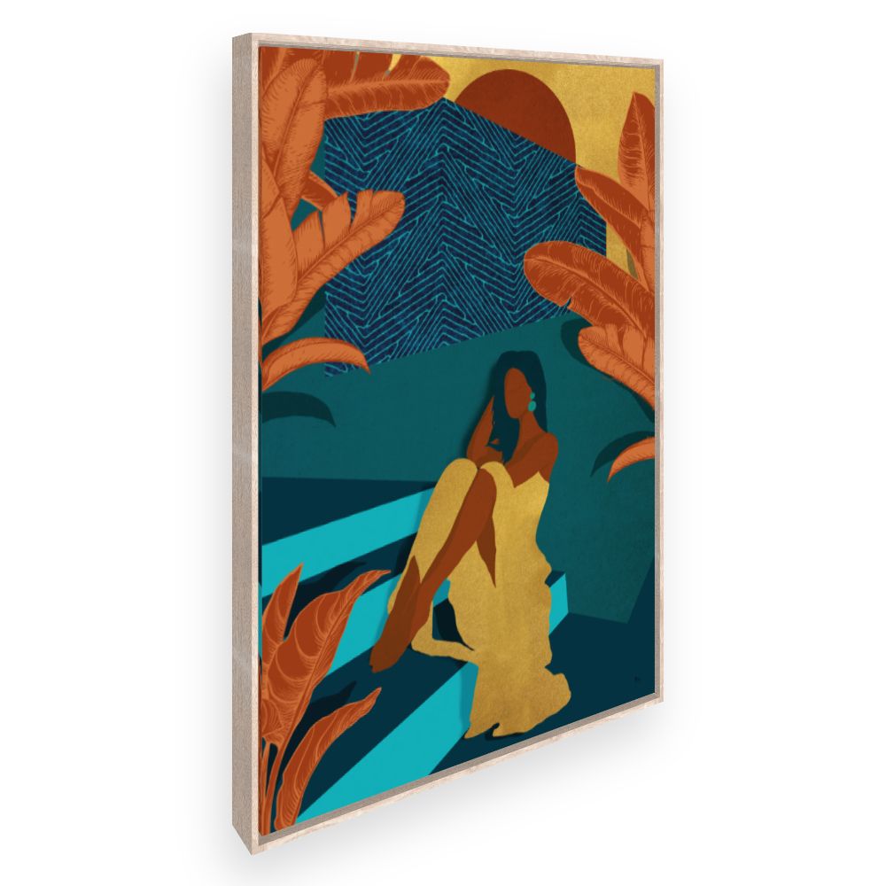 Toile Élégance exotique