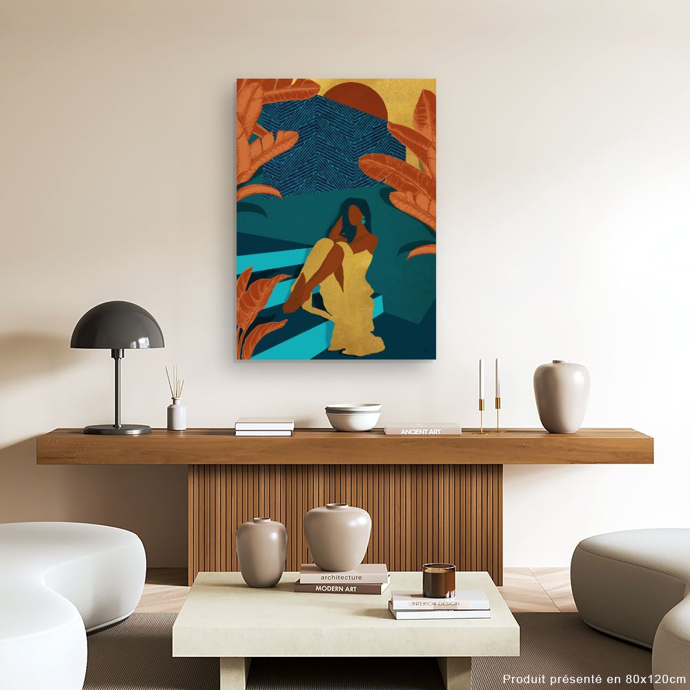 Tableau Élégance exotique