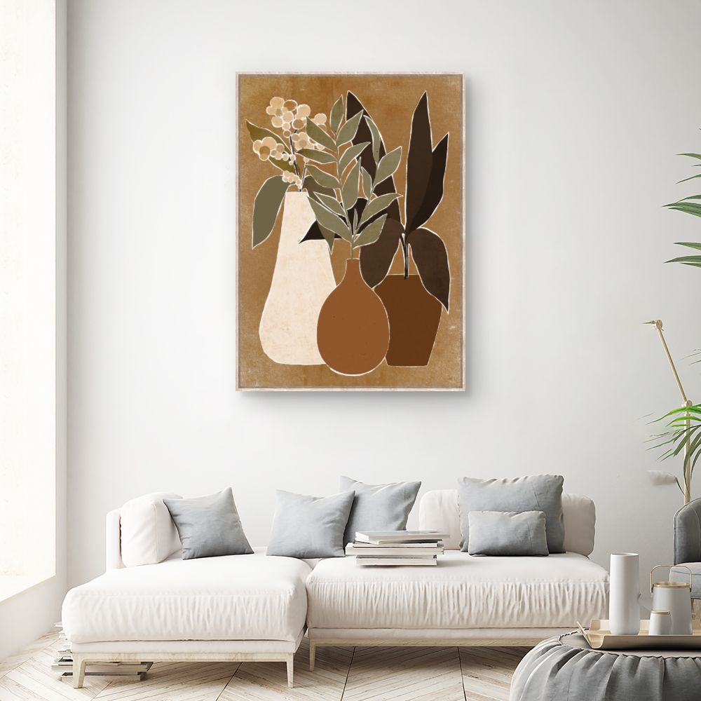 Tableau Vases et plantes