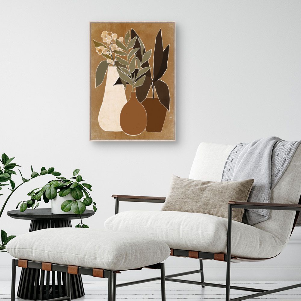 Tableau Vases et plantes