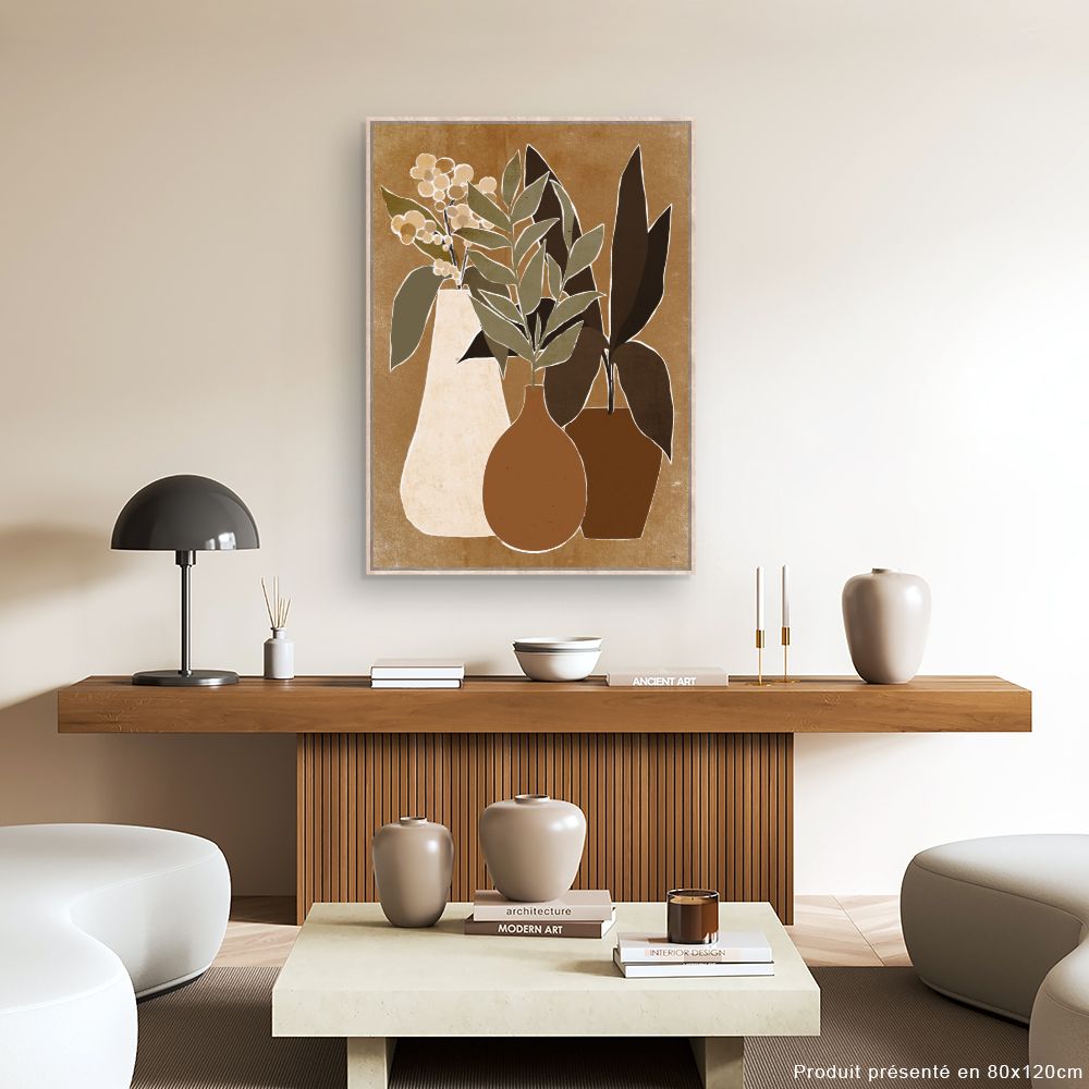 Tableau Vases et plantes