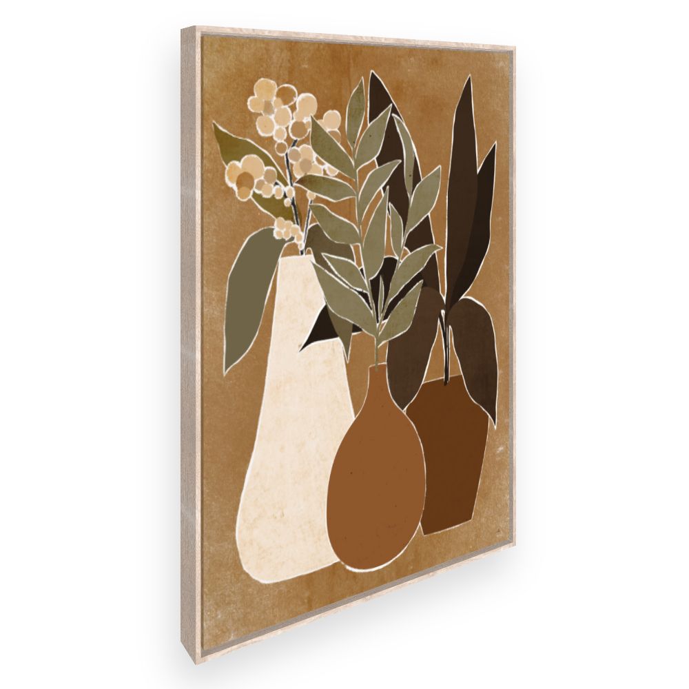 Toile Vases et plantes