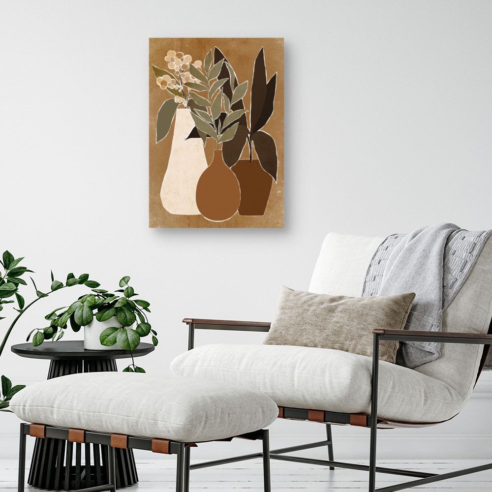 Tableau Vases et plantes