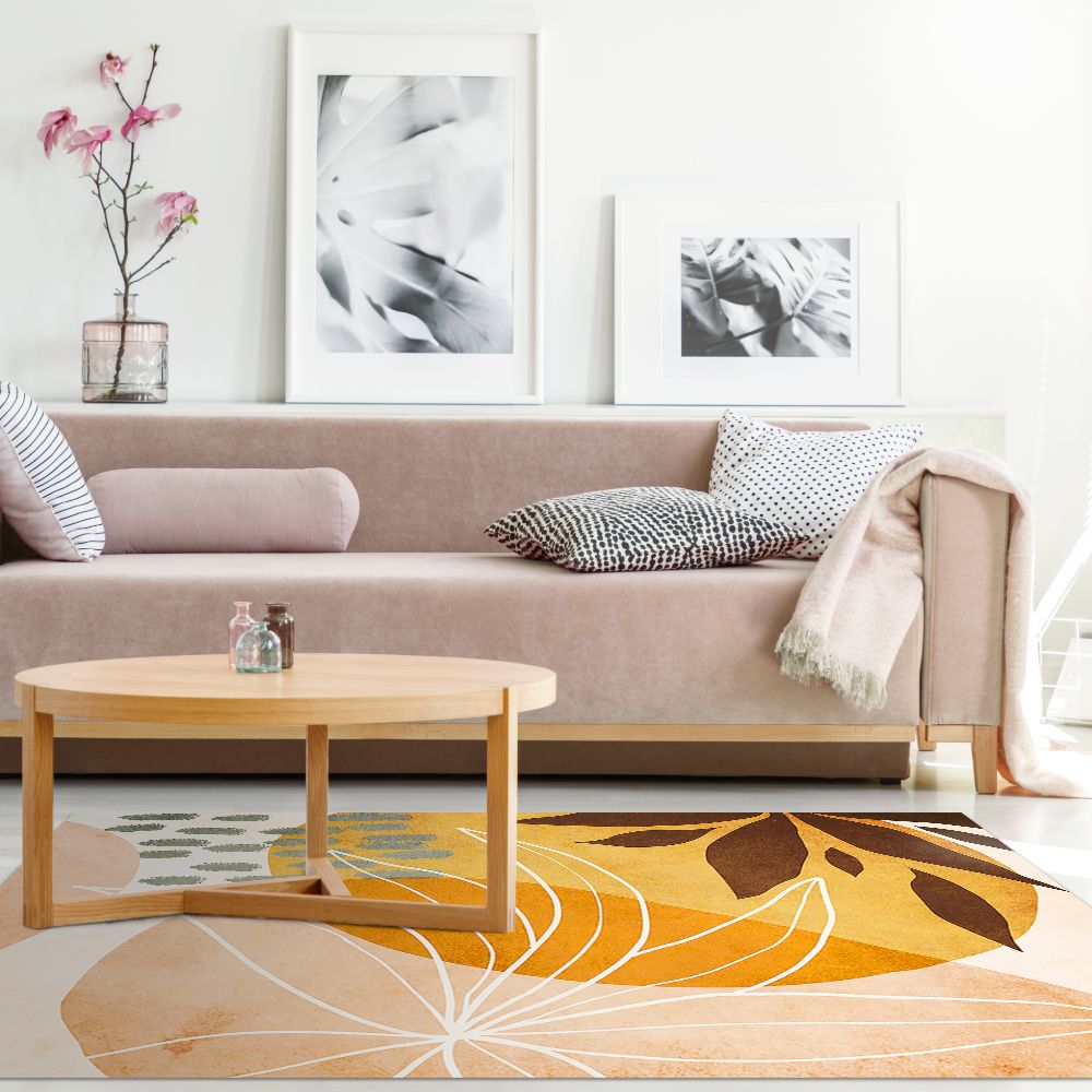Tapis n°180 Motifs botaniques modernes