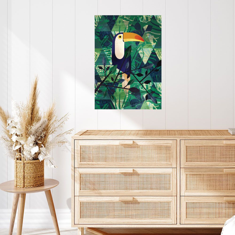 Affiche Toucan tropical