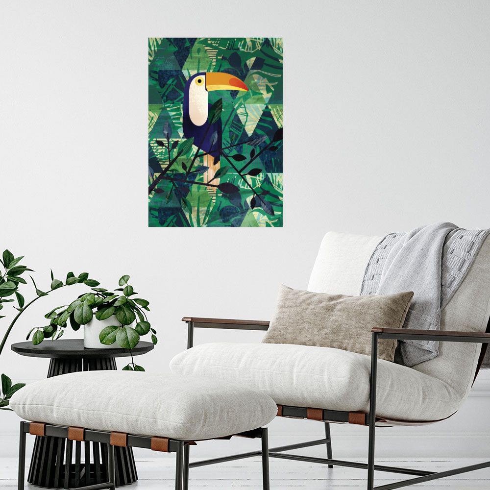 Affiche Toucan tropical