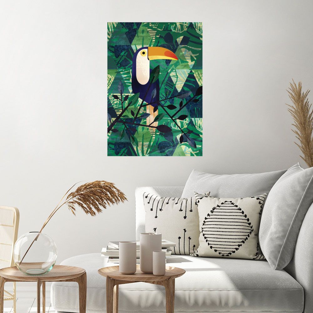 Affiche Toucan tropical