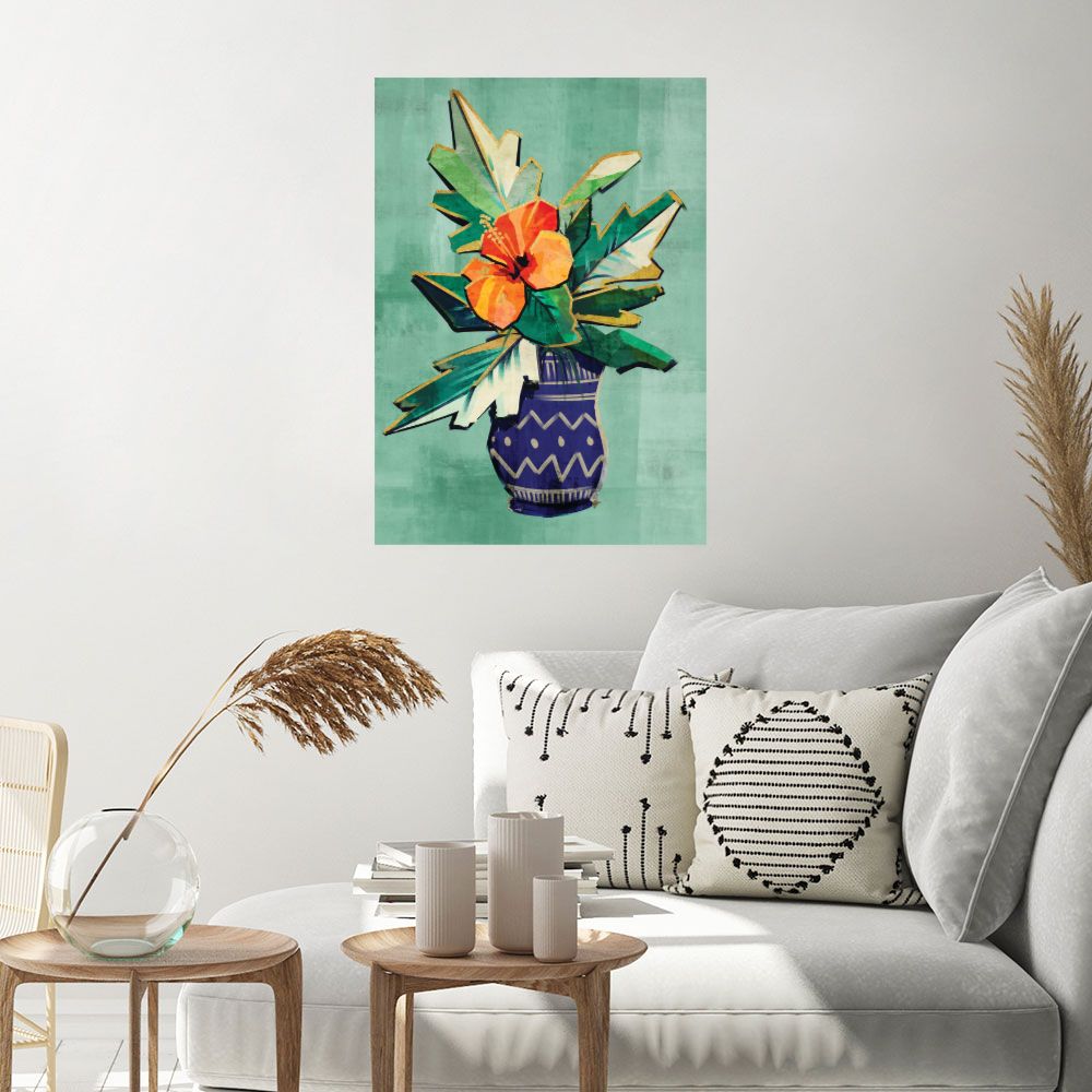 Affiche Vase exotique