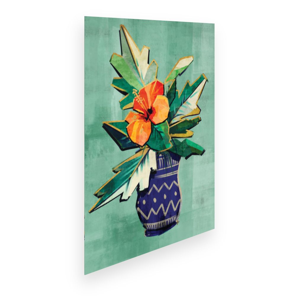 Affiche Vase exotique