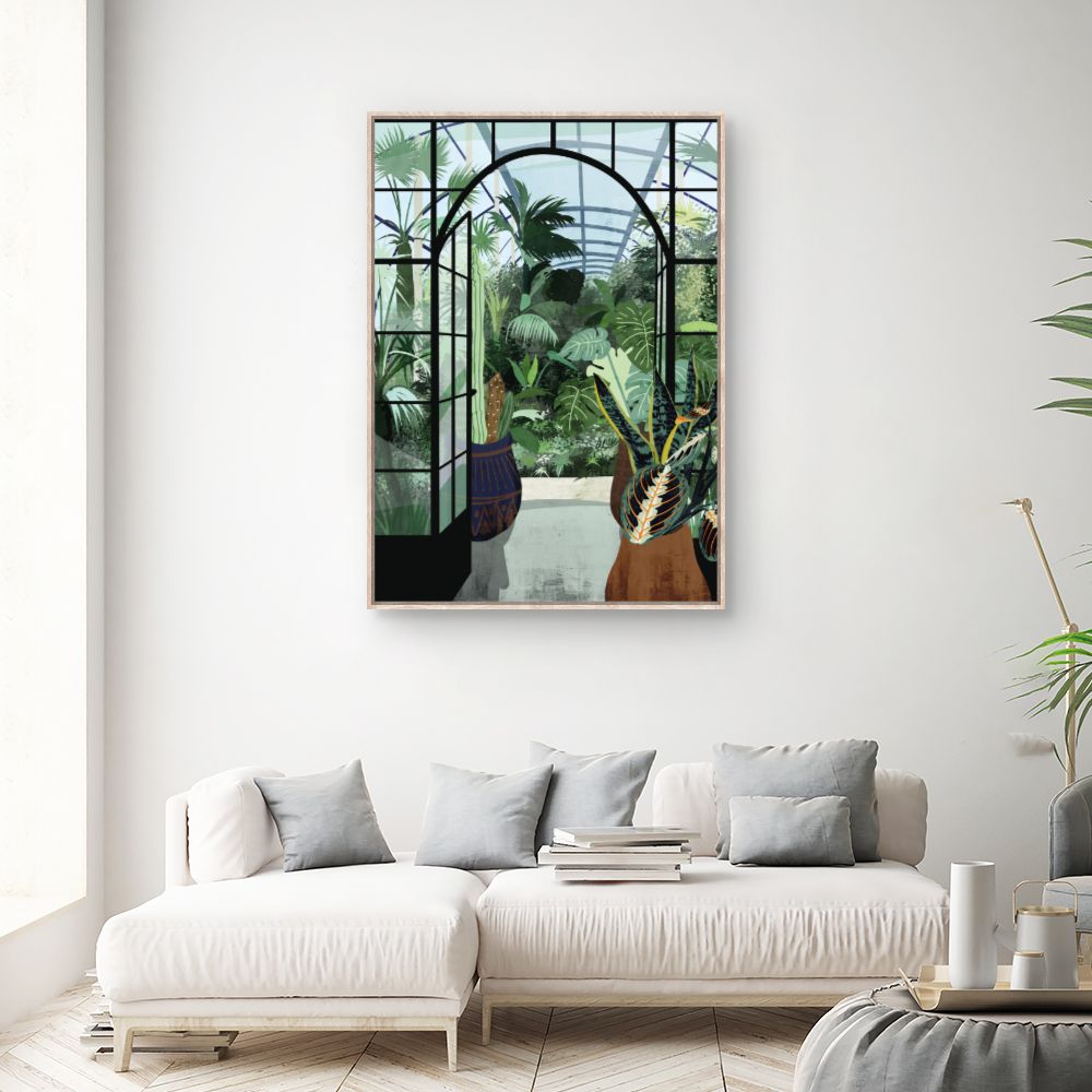 Tableau Serre luxuriante