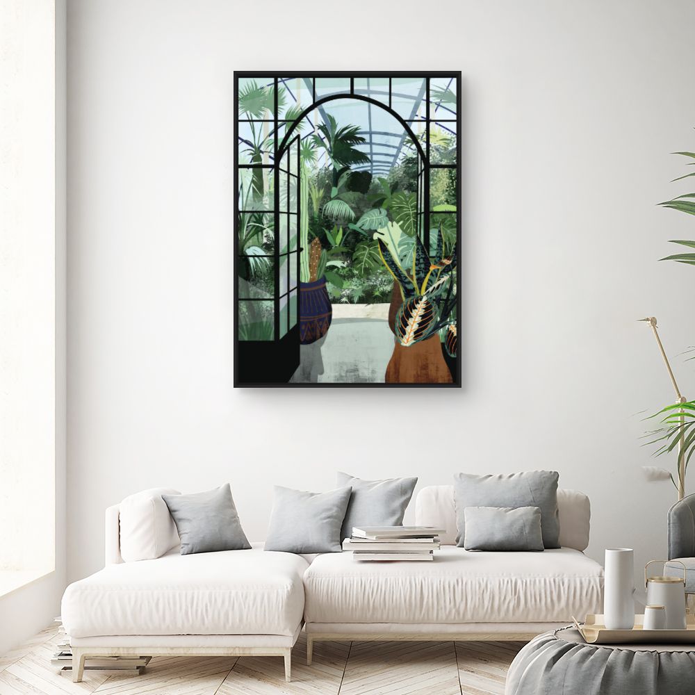 Tableau Serre luxuriante