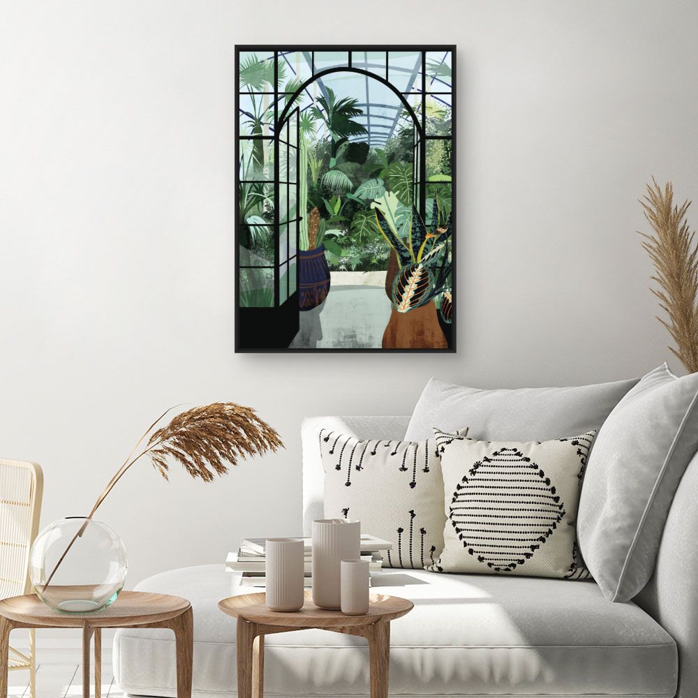 Tableau Serre luxuriante
