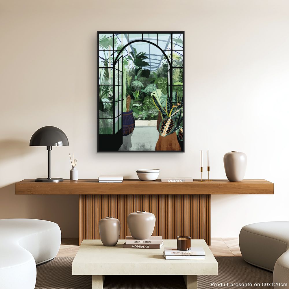 Tableau Serre luxuriante