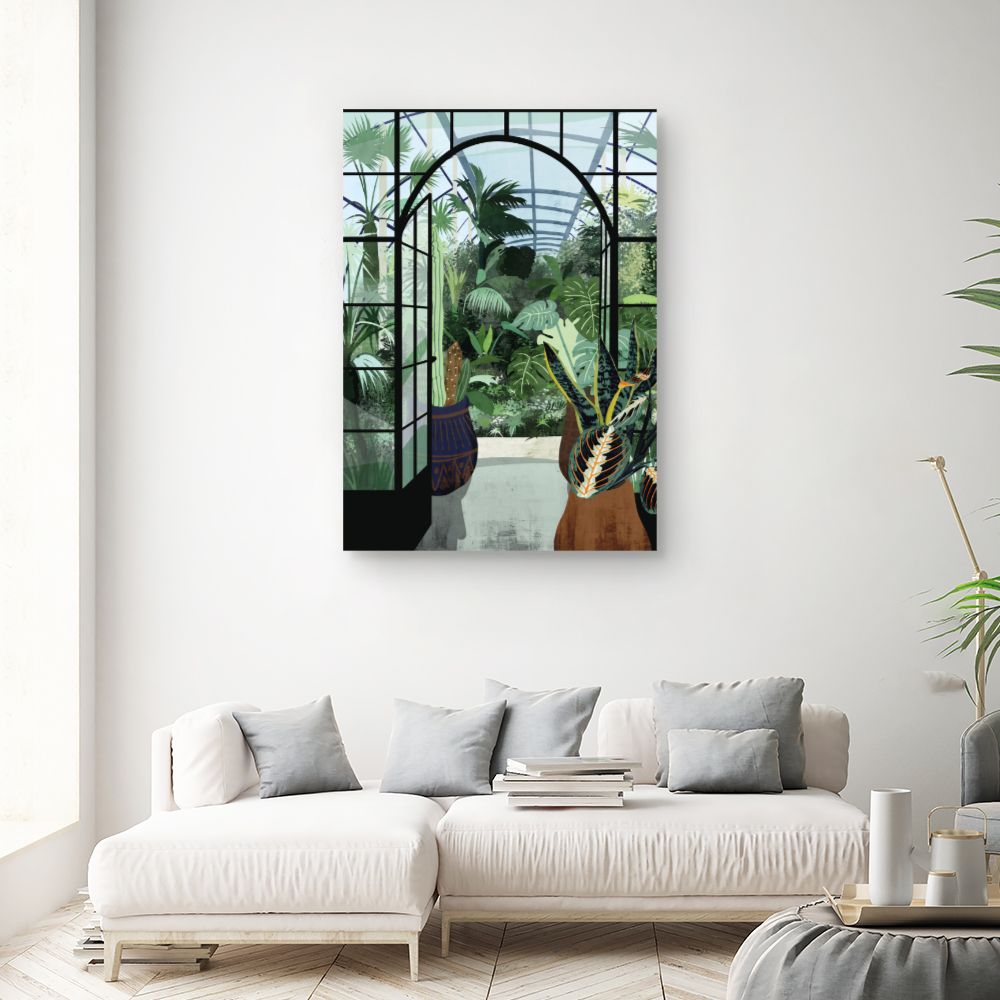 Tableau Serre luxuriante