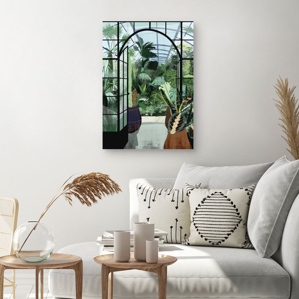 Tableau Serre luxuriante