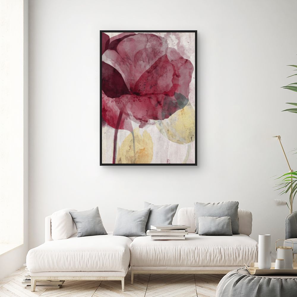 Tableau Fleurs abstraites