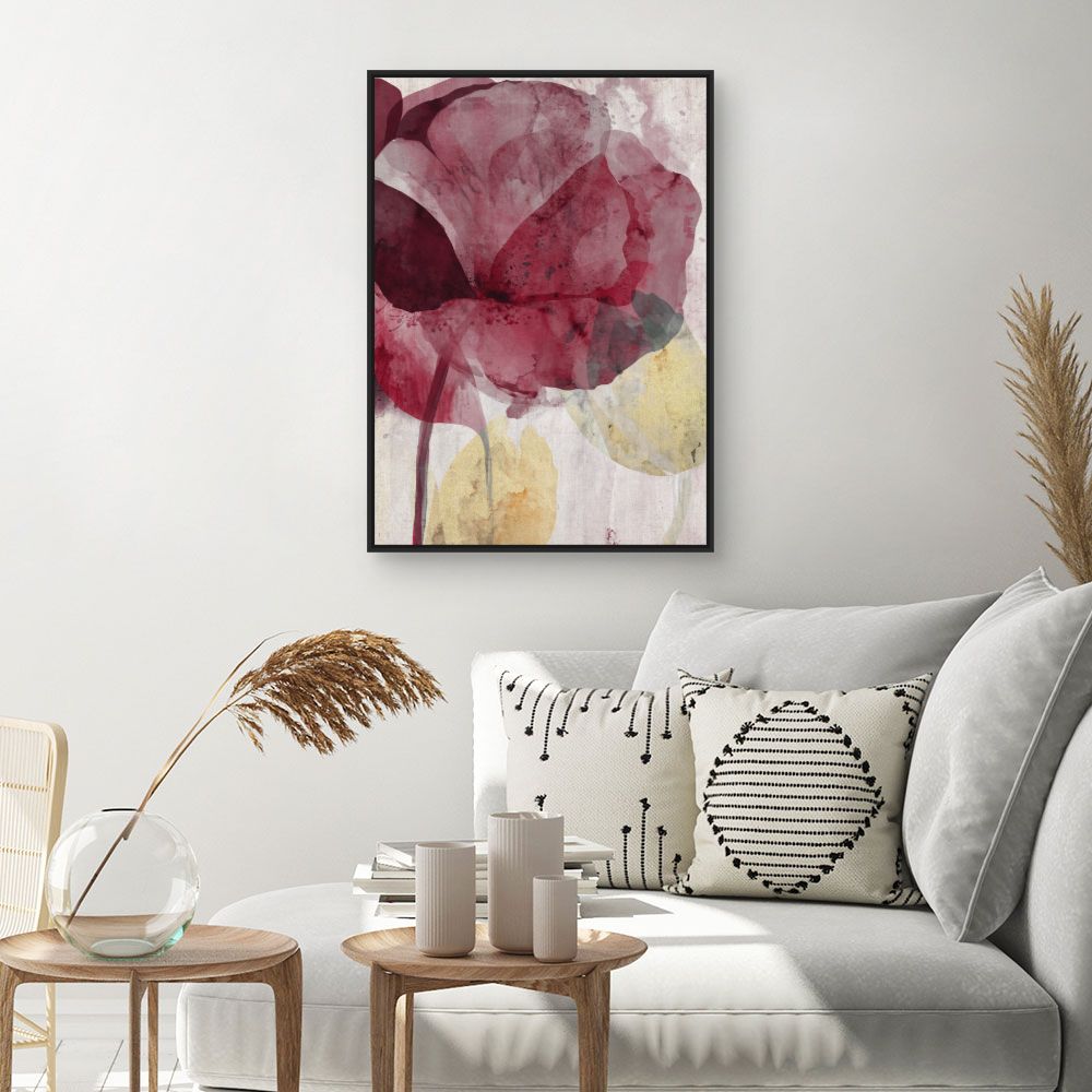 Tableau Fleurs abstraites