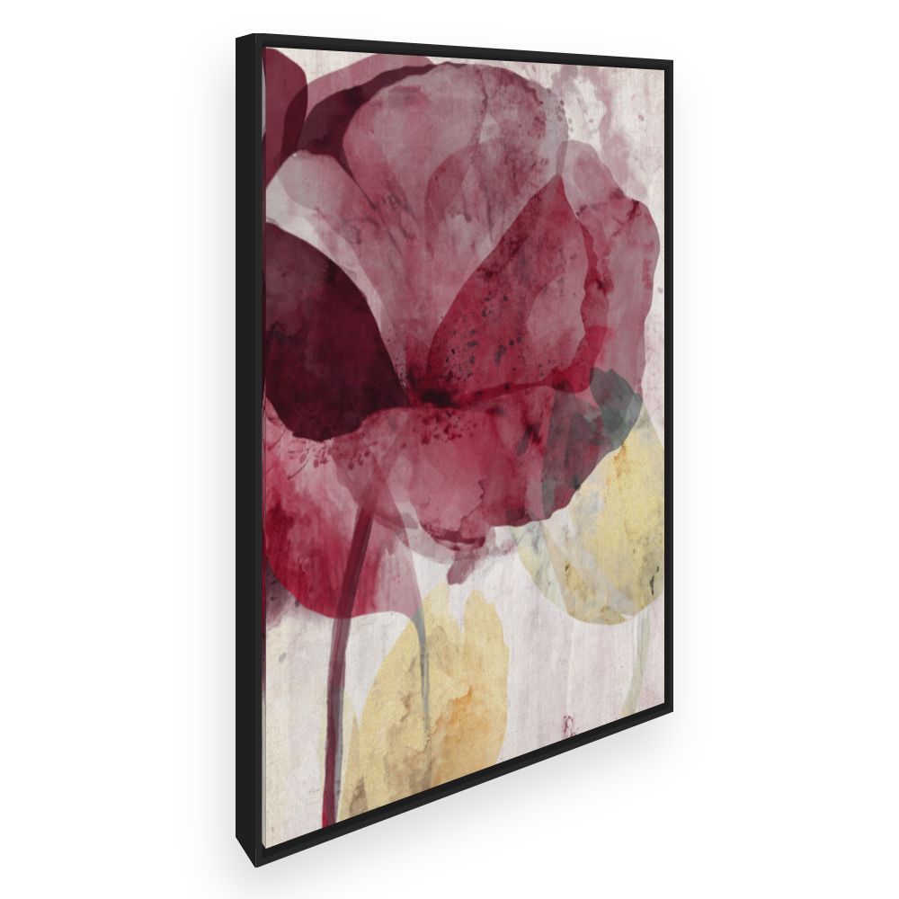 Toile Fleurs abstraites