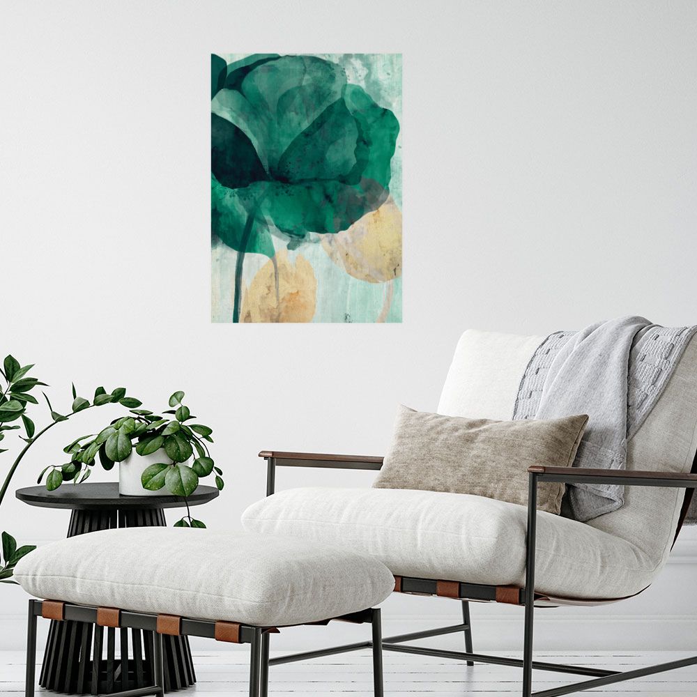 Affiche Fleurs aquarelle délicates