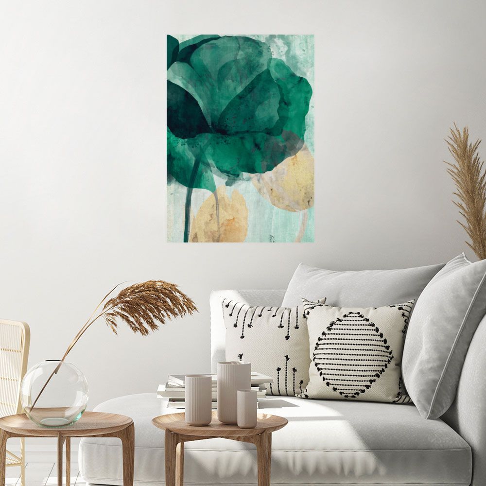 Affiche Fleurs aquarelle délicates