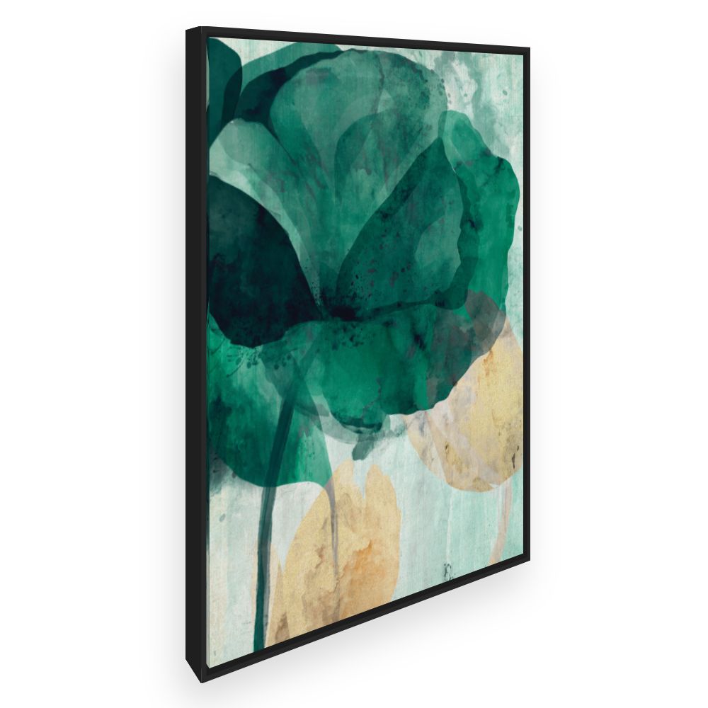 Toile Fleurs aquarelles