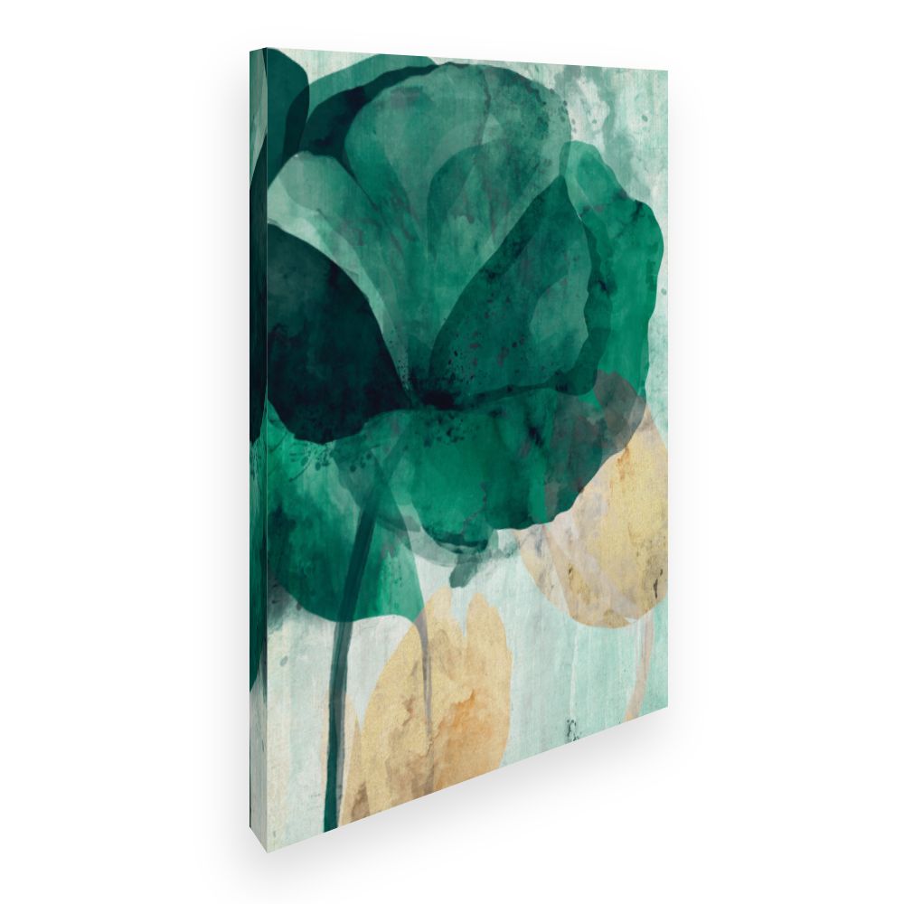 Toile Fleurs aquarelles
