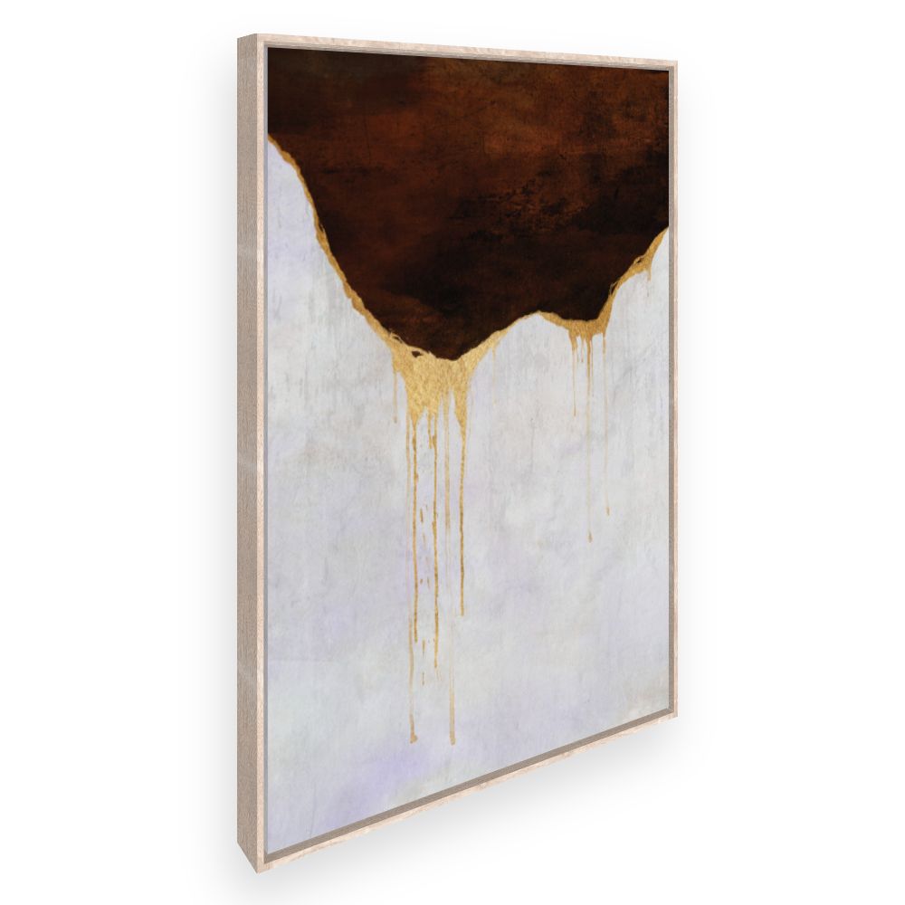 Toile Effet doré craquelé