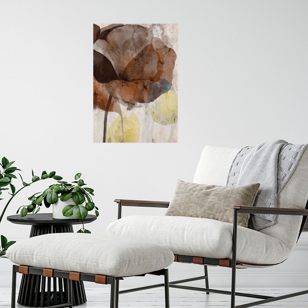 Affiche Fleurs aquarellées